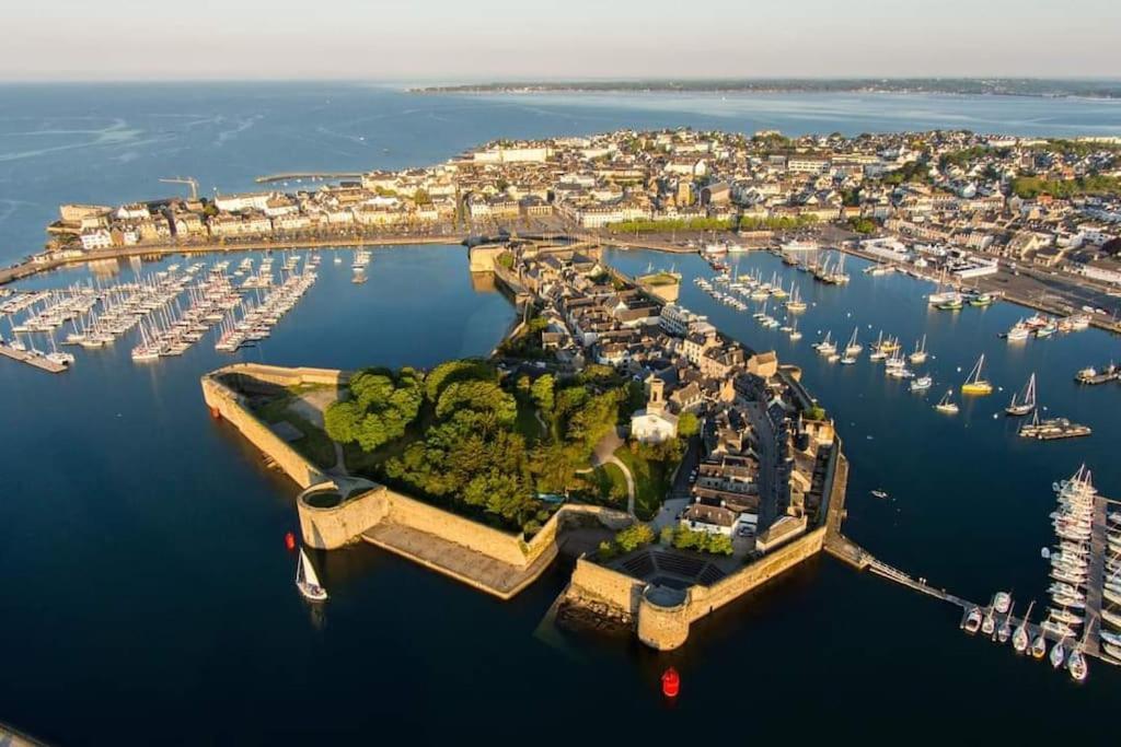 Kerlean, Plage Des Sables Blancs A 700M! Concarneau Extérieur photo